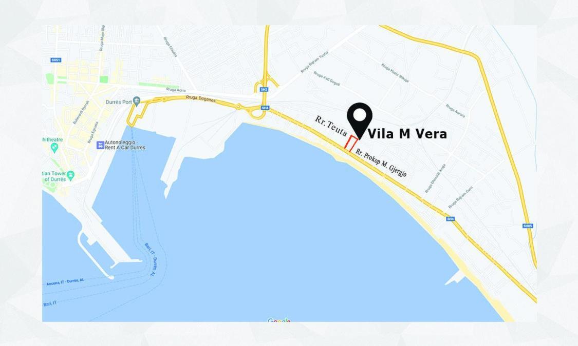 Vila M Vera Rooms With Kitchen And Apartments Durrës Exterior foto